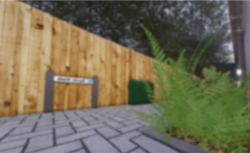 Kingstreet Plaza garden path